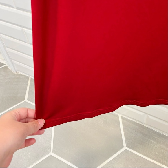 NWT Vintage Women’s Medium Merona Red A-Line Skirt - Picture 3 of 7